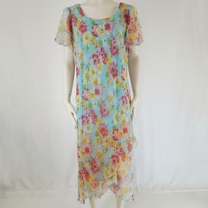 Studio C | Spring Dress Floral Sky Flower